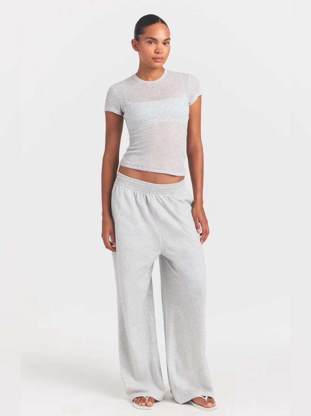 SKIMS Sheer Rib Tee
